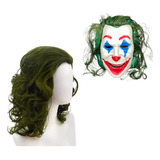 Peruca Verde Do Coringa Para Festa Fantasia Cosplay 30cm