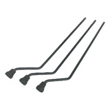 Pés De Surdo Para Bateria Universal Preto Rmv Kit Com 3 Un
