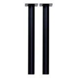 Pés Para Estante Cabeceira Rack Mesinha Aço Tubular 60 Preto