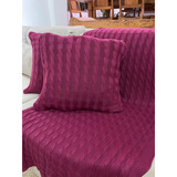 Peseira Xale Tricot Cama