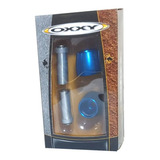 Peso De Guidão Oxxy Alumínio Cone azul 