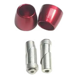 Peso De Guidão Oxxy Alumínio Cone Vermelho Full
