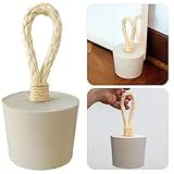 Peso De Porta Redondo Artesanal Aleta 1 2 Kg Decorativo Aparador Protetor Prendedor De Concreto Com Base Aveludada Segura Portas Decoração Elegante De Luxo