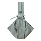 Pet Dog Carrier Respirável Saco Cinza 75x50cm 75x50cm Cinza