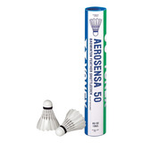 Peteca De Pena De Badminton Yonex Aerosensa 50 Tubo C 12
