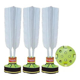 Peteca Pequita Maxima Profissional Noturna Kit 3 Unidades