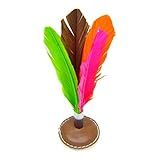Peteca Tradicional Em Couro Multicolorido 100 Artesanal