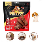 Petisco Bifinho Sabor Carne Super Premium Petitos 1kg Pet