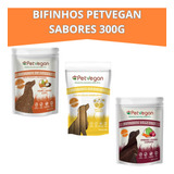 Petisco Caes Petvegan Bifinho Natural Vegano 300g Sabores