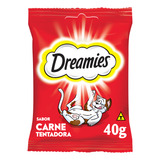 Petisco Dreamies Carne Gatos