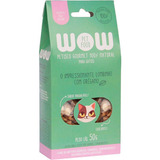 Petisco Natural Wow Pet Food Lombinho E Orégano Para Gatos