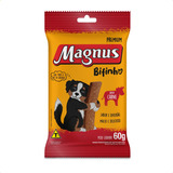 Petisco P Cães Magnus Bifinho Mastigável Sabor Carne 60g