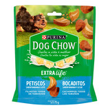 Petisco Para Cães Filhotes Banana E Leite Purina Dog Chow Extra Life Pouch 75g