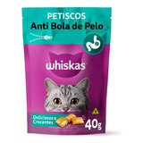 Petisco Whiskas Temptations Anti Bola De Pelo 40gr