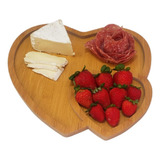 Petisqueira Bambu Madeira Mdf Grande Para Aperitivos