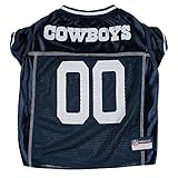 Pets First Camiseta Nfl Dallas Cowboys Dog Tamanho Pequeno Melhor Fantasia De Camisa De Futebol Para Cães E Gatos Camisa De Jérsei Licenciada 