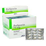 Petsporin 75mg Cartela 12 Comprimidos Cães Gatos