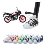 Pezinho Moto Cavalete Lateral Descanso Mini Tenis Universal
