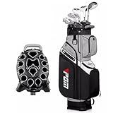 PGM Bolsa De Golfe Para Homens E Mulheres Suporte Fixo Anticolisão De Design Padrão Material Resistente à água Para Proteção Do Taco De Golfe