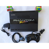 Phantom System Gradiente 8 Bits Mod Rgb Cabo Scart Controle Original