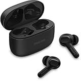 PHILIPS- Fone De Ouvido Sem Fio TWS- TAT1109BK-00- Bluetooth- Com Microfone- Até 24 Horas De Bateria- Preto