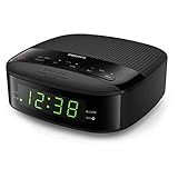 Philips Audio Philips Clock R3205-12 -alarme Duplo- Temporizador De Sono- Design Compacto- Rádio Digital FM- Segurança Da Bateria- -Modelo 2020-2021