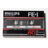Philips Fe I 60 Minutos Fita Cassete Virgem Lacrada Belgica