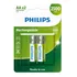 Philips Pilha Recarregável Aa R6 2500mah - Cart. C/2 Un