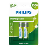 Philips Pilha Recarregavel Aa