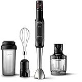 Philips Walita Preto E Inox Mixer Pro Mix 4 Em 1 SpeedTouch Com Guia De Velocidade Copo Para Viagem Fácil De Limpar 400W 220V RI2622 70 