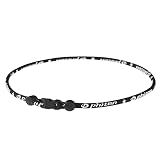 Phiten Colar De Estrela De Titânio- Preto- 45-7 Cm Pequeno