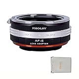 Pholsy Adaptador De Montagem De Lente Foco Manual Compatível Com Sony A (minolta Af) Montagem De Lente Para Sony E (nex) Corpo Da Câmera, Compatível Com Sony A Para E
