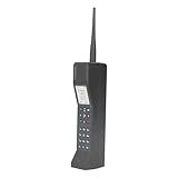 Phone Celular Vintage Prop Retro 80s 90s Brick Telefone Modelo De Celular Réplica Réplica Decorativa Para Office Home Office 31cm -Preto-