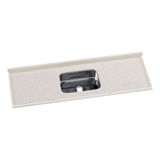 Pia De Cozinha Roralit Granitado Com Cuba Em Inox 160cm 56 Cor Travertino