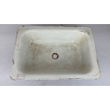 Pia De Ferro Fundido Esmaltada Antiga 7574