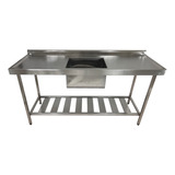 Pia Industrial Nortinox 140cm