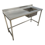 Pia Mesa Inox Industrial