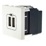 Pial Plus Branco Modulo Carregador 2x Usb 2400ma