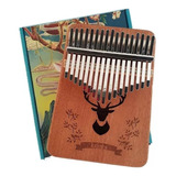 Piano De Dedo 17 Teclas Kalimba Instrumento Africano
