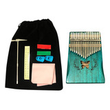 Piano De Polegar Com Padrão Kalimba De 17 Teclas Mahogany Bo