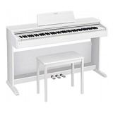 Piano Digital Casio Celviano Ap270 Branco 88 Teclas C banco