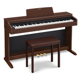 Piano Digital Casio Celviano Ap270 Marrom 88 Teclas