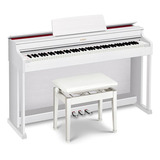 Piano Digital Casio Celviano Ap470 Branco C Fonte E Banco