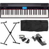 Piano Digital Roland Go Piano Go61p Go 61p Kit Completo Go61