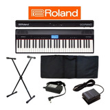 Piano Digital Roland Go61 Teclas Go 61p Roland Original Kit