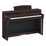 Piano Digital Yamaha Clp-745r Bra Clavinova Marrom Fosco