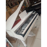 Piano Digital Yamaha Com Móvel De Cauda Branco Alto Brilho