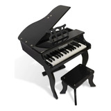 Piano Infantil Musical De Cauda 30 Teclas Turbinho Premium