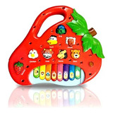 Piano Infantil Teclado Com Sons De Bicho Animal Educativo