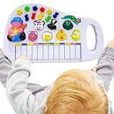 Piano Infantil Teclado Musical De Brinquedo Educativo Para Bebe Crianças Pequenas 3 Anos Fazendinha Sons De Animais